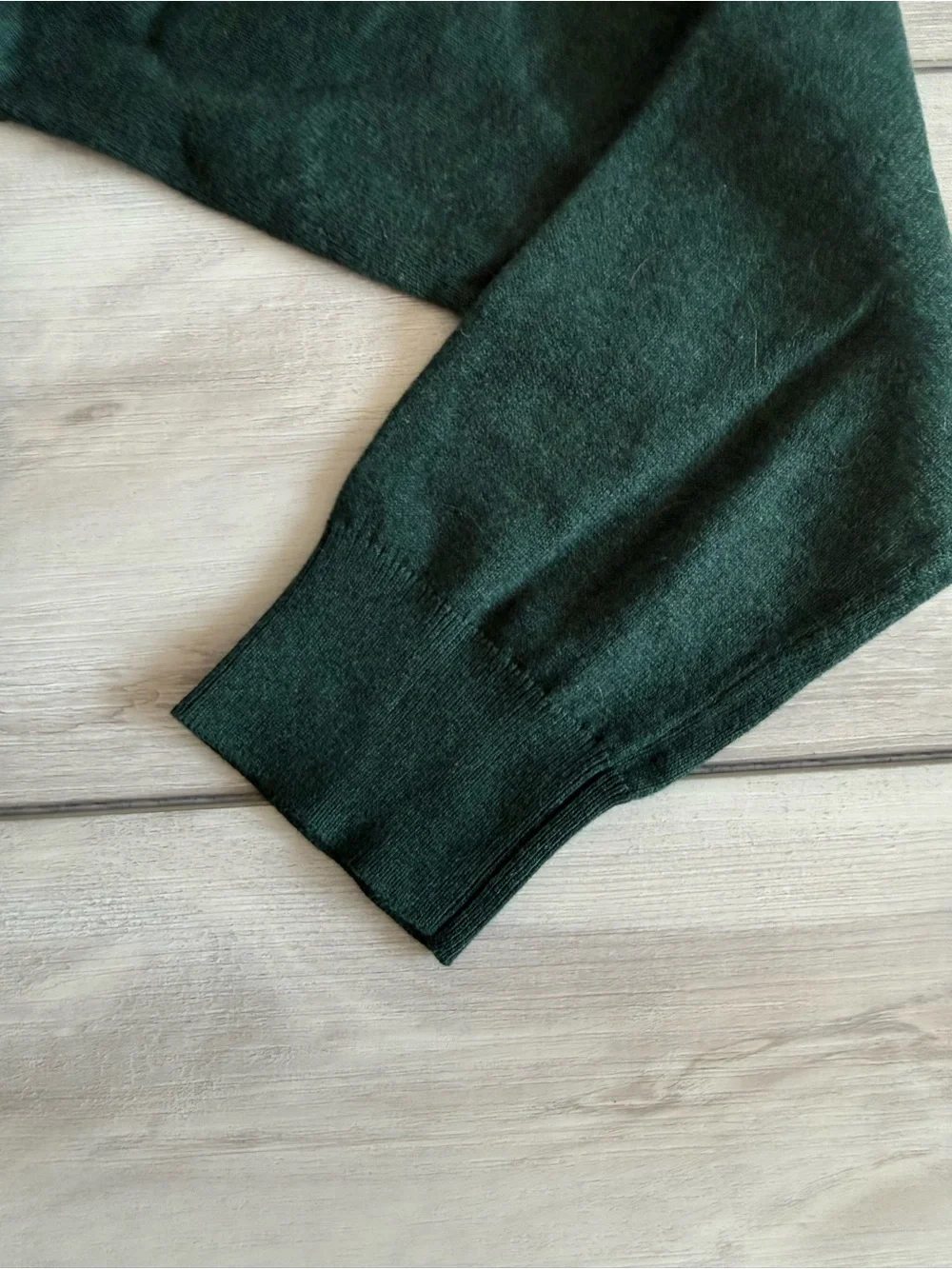 Polo by Ralph Lauren Pima Cotton V-Neck Sweater Green Medium NWOT